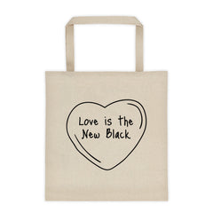 Love is the New Black Tote Bag
